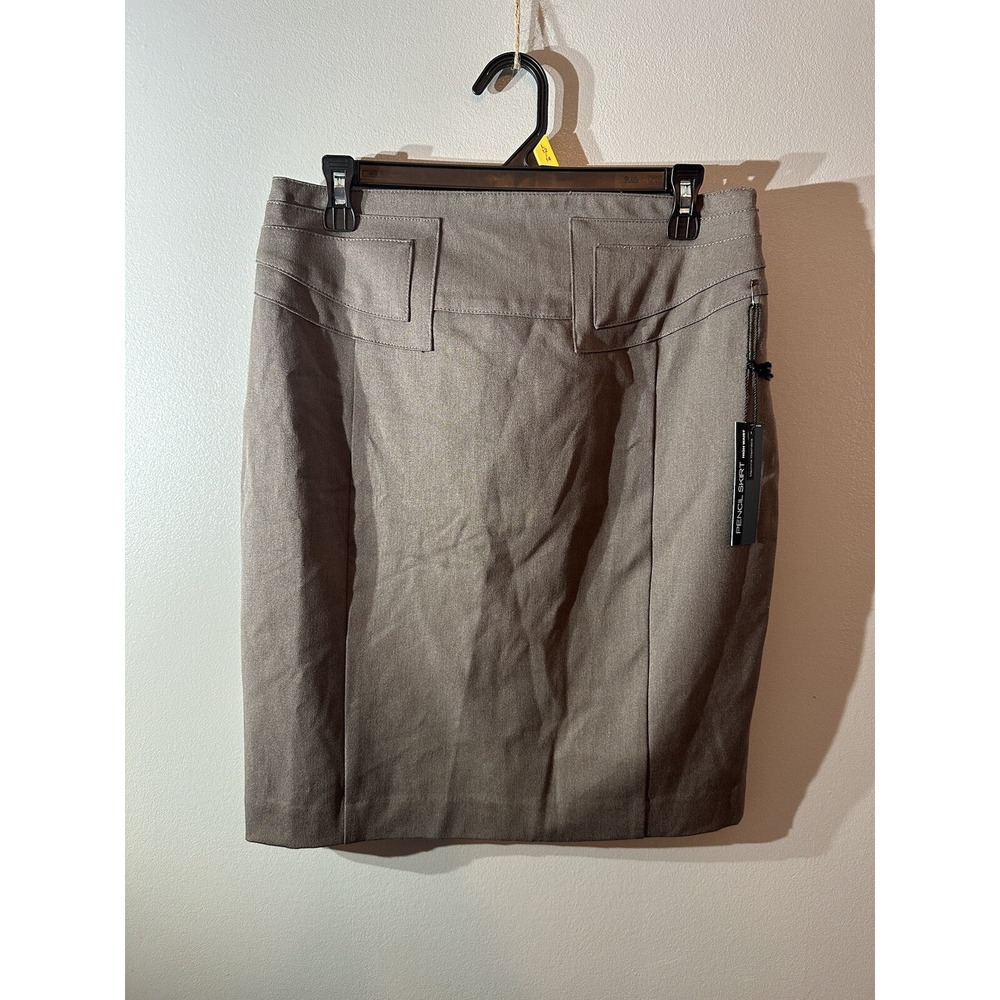 Express Pencil Skirt Brown Size‎ 8 With Buckle On Back NWT